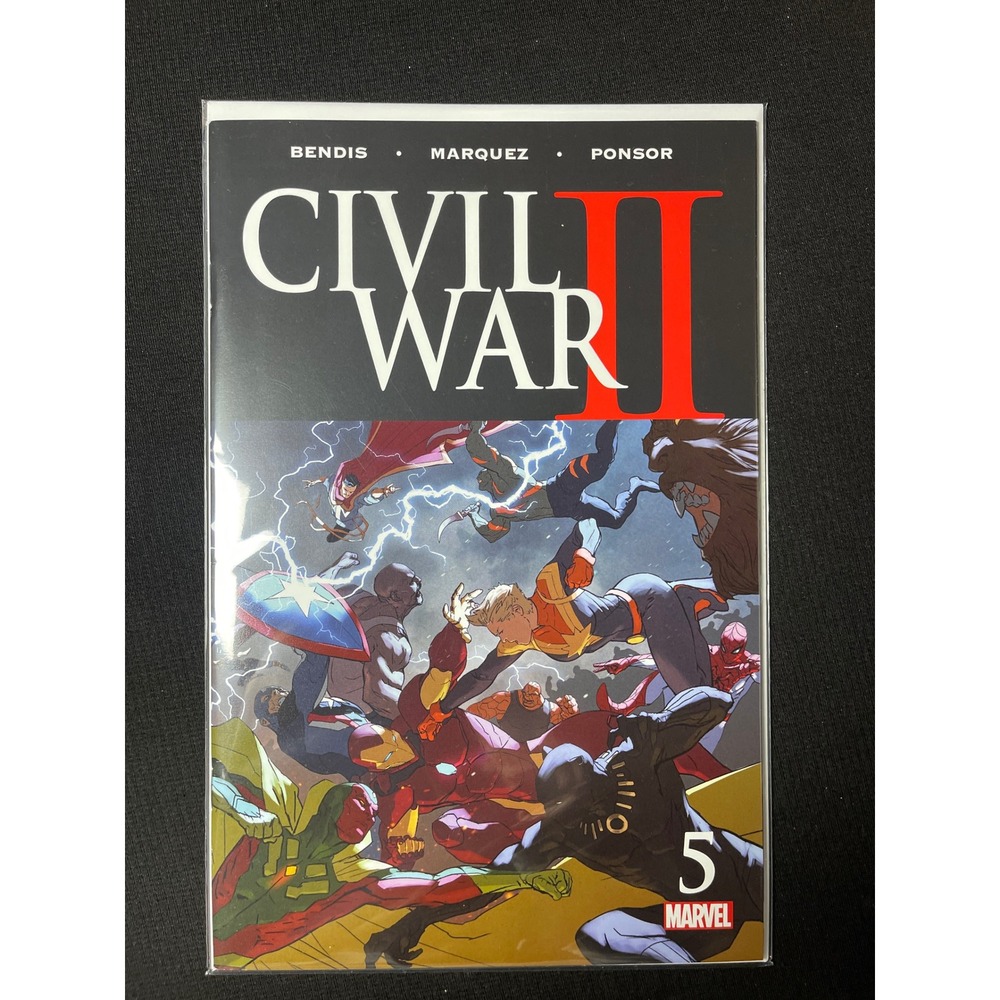 Civil War II 5 Marvel Comics 2016 Bendis Marquez Pensor